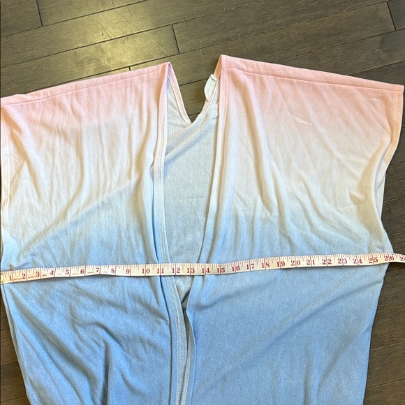 Lovely Melody Ombré Soft Pastel Pink and Blue Kimono - Picture 4 of 8